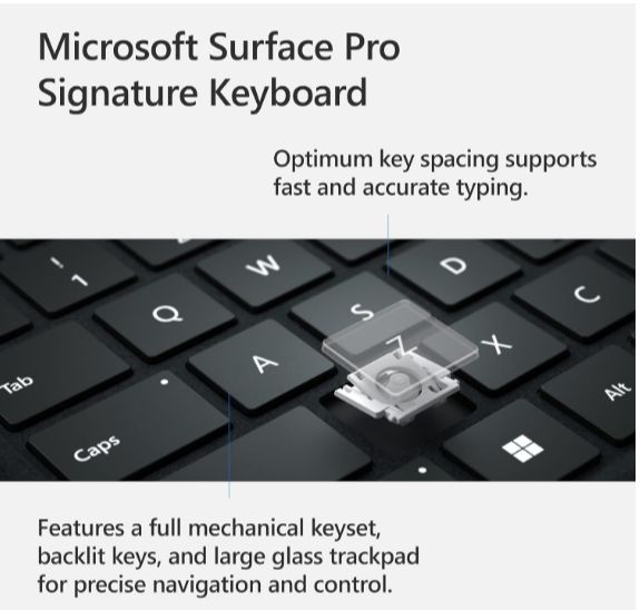 Microsoft Surface Pro Bilingual Keyboard
