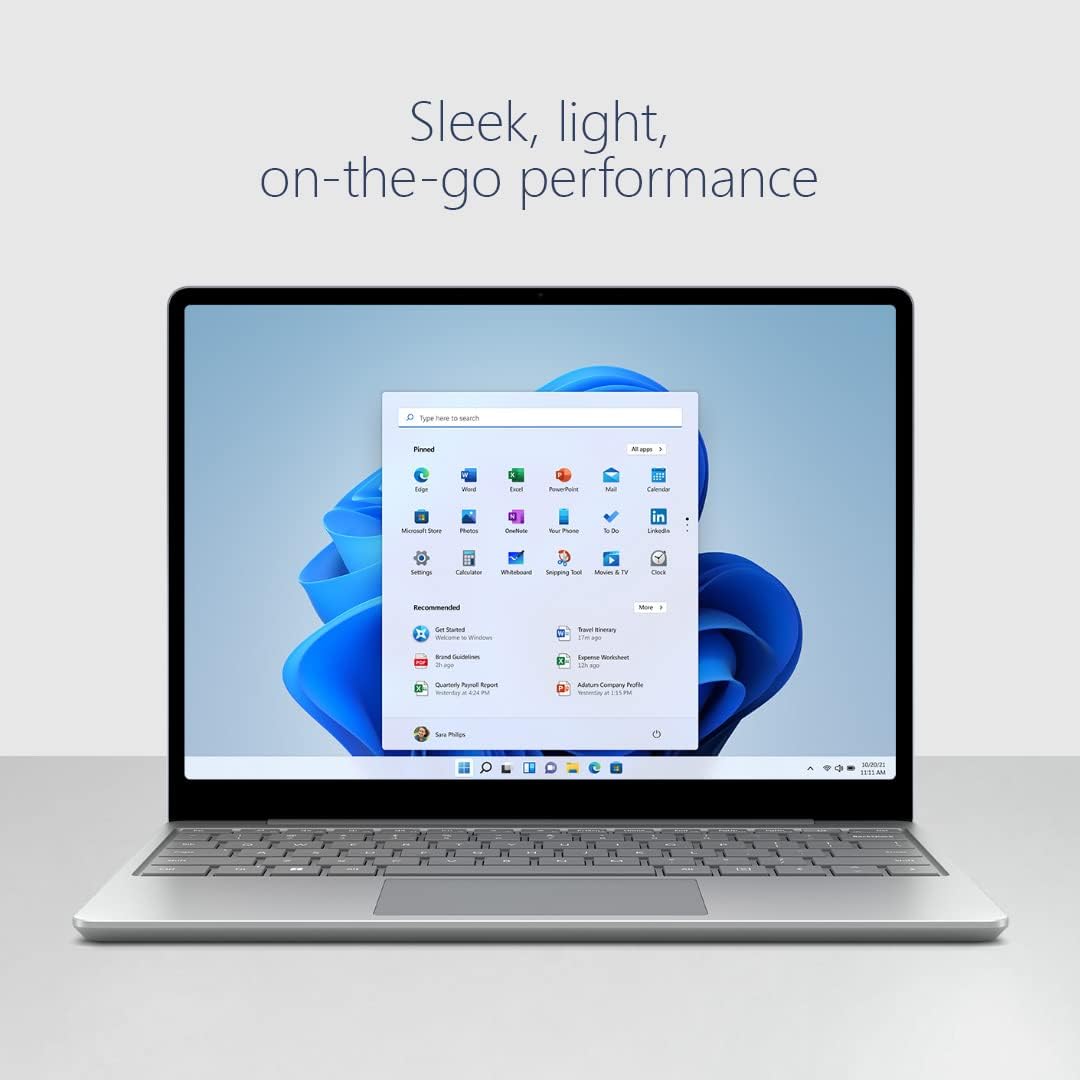 Microsoft Surface Laptop GO 3 Intel Core i5 1235U 16GB DDR5 RAM 256GB SSD - 12.4" Touchscreen - Windows 11 Pro - One Year Microsoft Warranty