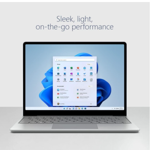 Microsoft Surface Laptop Go 2 | 12.4" PixelSense Touchscreen (Intel Core i5 1135G7/16GB RAM/256GB SSD/Intel iris Xe Graphics) Windows 11 Pro