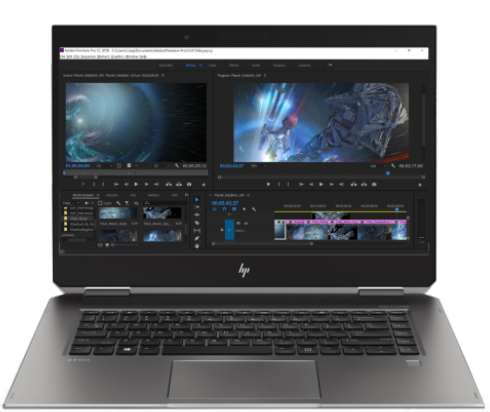 HP ZBook Studio x360 G5 | 15.6" Touchscreen convertible Workstation (Xeon E-2176M/32GB RAM/512GB SSD/ NVIDIA Quadro P1000 4GB) Windows 11 Pro