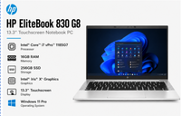 HP EliteBook 830 G8 13.3" Touchscreen Business Laptop - Intel Core i7 vPro-1185G7 - 16GB DDR4 - 256GB SSD - Windows 11 Pro